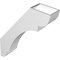 Ekena Millwork 6-in. W x 26-in. D x 34-in. H Olympic Architectural Grade PVC Knee Brace BRCP06X26X34OLY - alternate 5